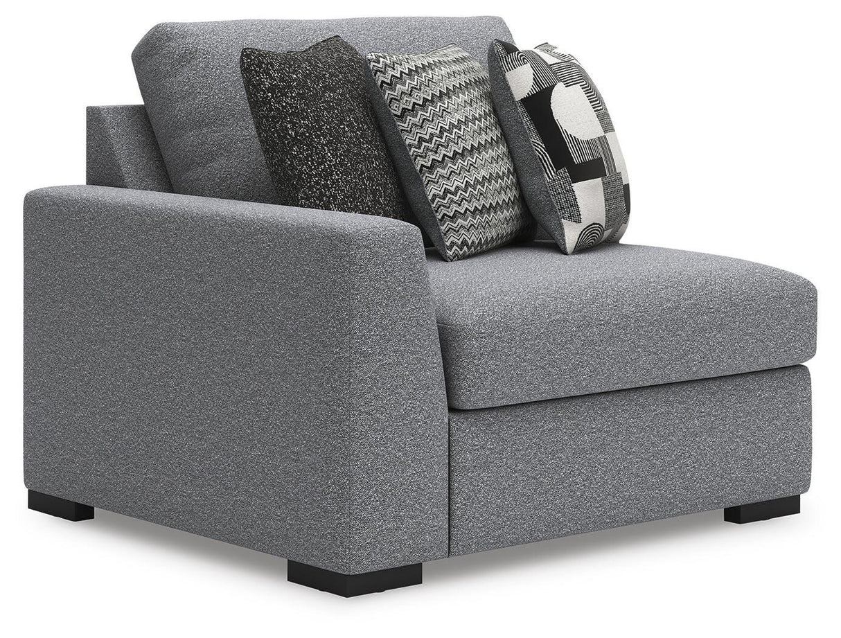 Bealton Salt and Pepper Left-Arm Facing Corner Chair from Ashley Furniture - Luna Furniture