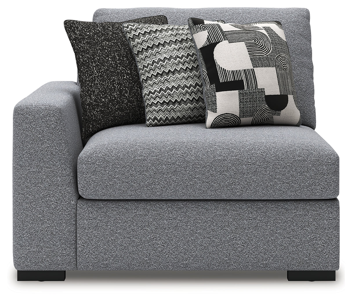 Bealton Salt and Pepper Left-Arm Facing Corner Chair from Ashley Furniture - Luna Furniture