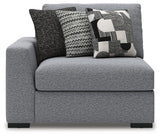 Bealton Salt and Pepper Left-Arm Facing Corner Chair from Ashley Furniture - Luna Furniture