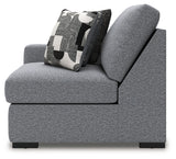 Bealton Salt and Pepper Left-Arm Facing Corner Chair from Ashley Furniture - Luna Furniture