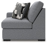 Bealton Salt and Pepper Left-Arm Facing Corner Chair from Ashley Furniture - Luna Furniture
