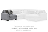 Bealton Salt and Pepper Left-Arm Facing Corner Chair from Ashley Furniture - Luna Furniture