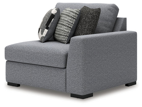 Bealton Salt and Pepper Right-Arm Facing Corner Chair from Ashley - Luna Furniture
