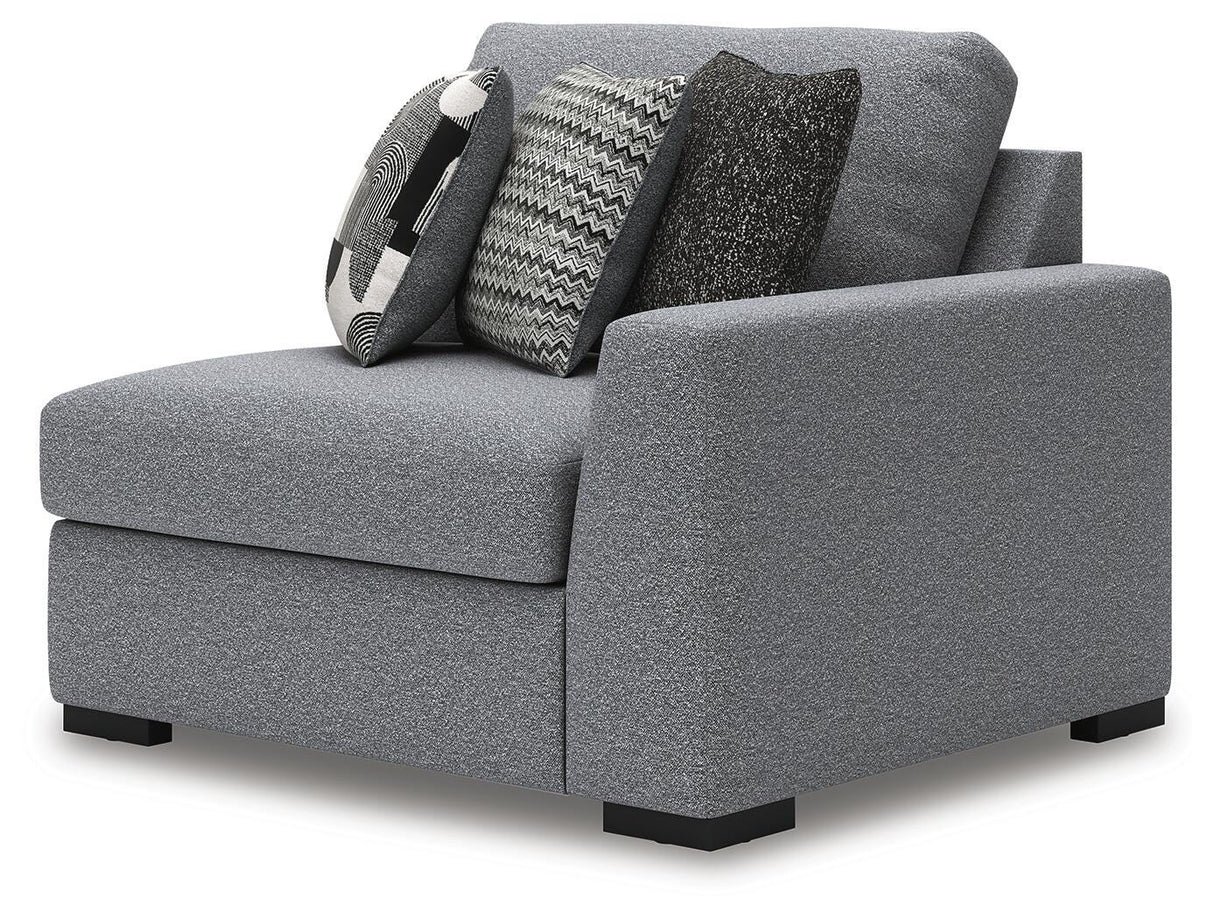 Bealton Salt and Pepper Right-Arm Facing Corner Chair from Ashley Furniture - Luna Furniture