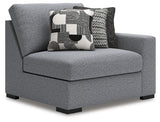Bealton Salt and Pepper Right-Arm Facing Corner Chair from Ashley Furniture - Luna Furniture