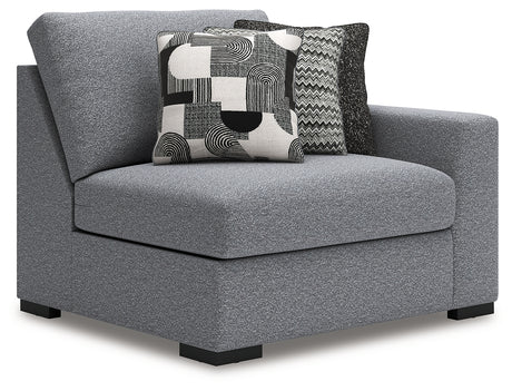 Bealton Salt and Pepper Right-Arm Facing Corner Chair from Ashley - Luna Furniture