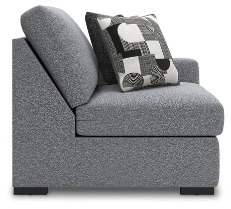 Bealton Salt and Pepper Right-Arm Facing Corner Chair from Ashley - Luna Furniture