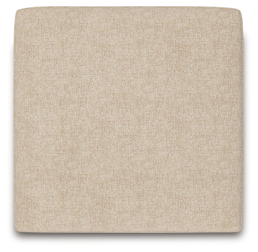 Seyler Sand Oversized Accent Ottoman from Ashley - Luna Furniture