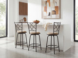 6153-2429 3-PIECE PACK CONVERTIBLE COUNTER/PUB HEIGHT CHAIR SET from Homelegance - Luna Furniture