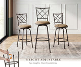6153-2429 3-PIECE PACK CONVERTIBLE COUNTER/PUB HEIGHT CHAIR SET from Homelegance - Luna Furniture