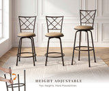6153-2429 3-PIECE PACK CONVERTIBLE COUNTER/PUB HEIGHT CHAIR SET from Homelegance - Luna Furniture