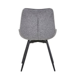 Tulipana Gray/Black 5-Piece Round Dining Set from Homelegance - Luna Furniture
