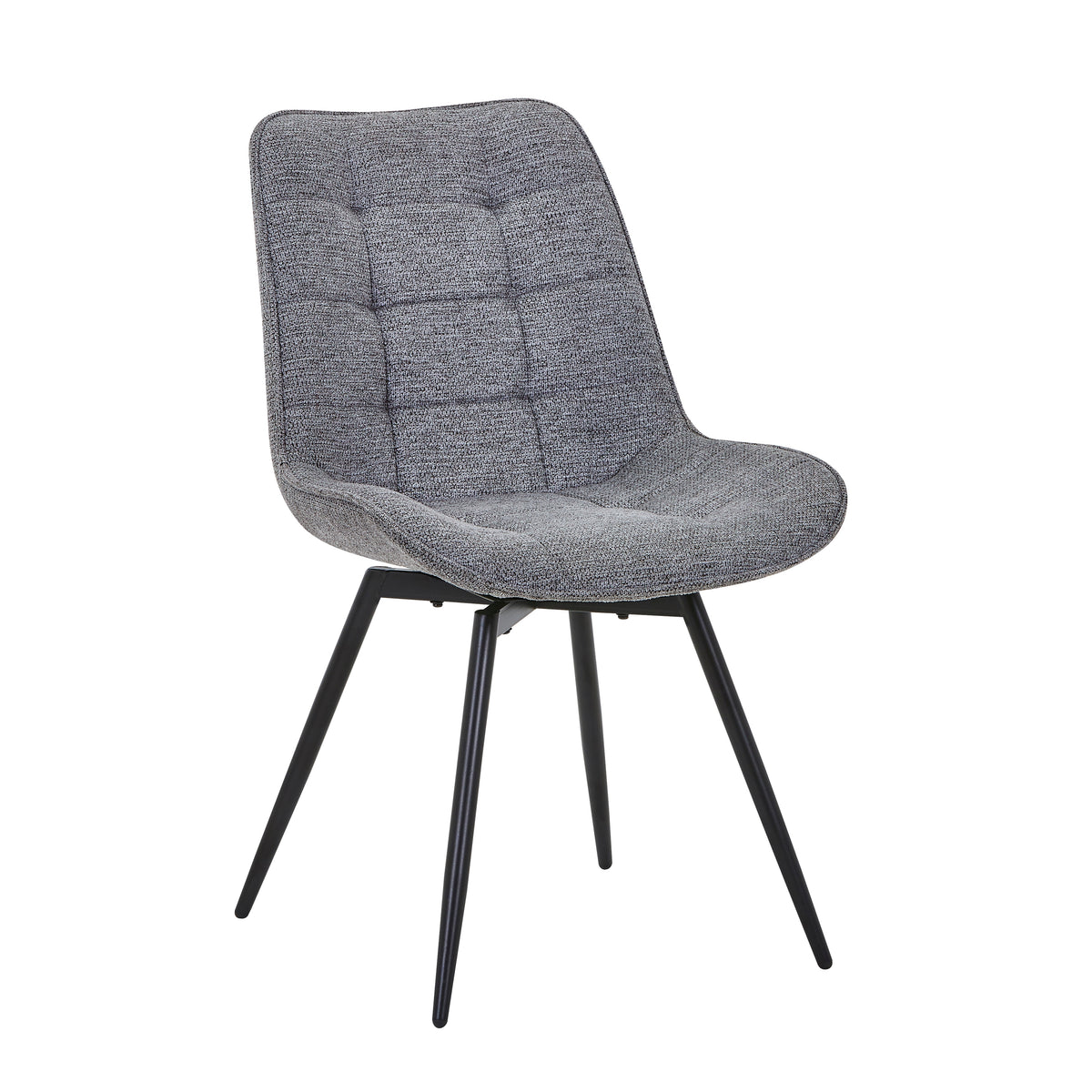 Tulipana Gray/Black 5-Piece Round Dining Set from Homelegance - Luna Furniture