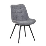 Tulipana Gray/Black 5-Piece Round Dining Set from Homelegance - Luna Furniture