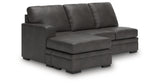 Lofton-Pike Shadow 2-Piece RAF Chaise Sectional from Ashley Furniture - Luna Furniture