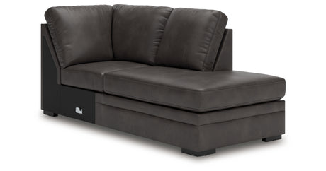 Lofton-Pike Shadow 2-Piece RAF Chaise Sectional from Ashley Furniture - Luna Furniture