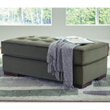 Caspian-Town Olive Oversized Accent Ottoman from Ashley - Luna Furniture
