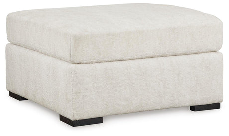 Chessington Ivory 3-Piece Sectional and Ottoman from Ashley - Luna Furniture