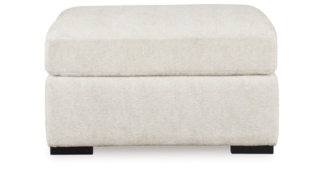 Chessington Ivory Oversized Accent Ottoman from Ashley - Luna Furniture