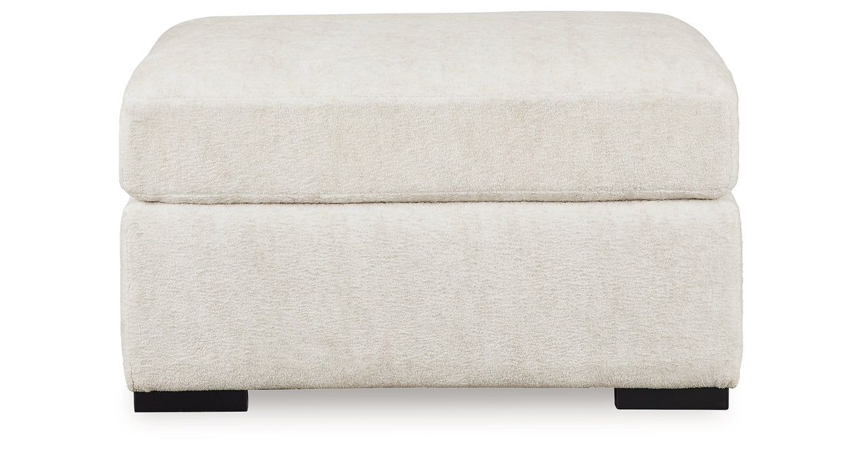 Chessington Cream 2-Piece Sectional and Ottoman from Ashley Furniture - Luna Furniture