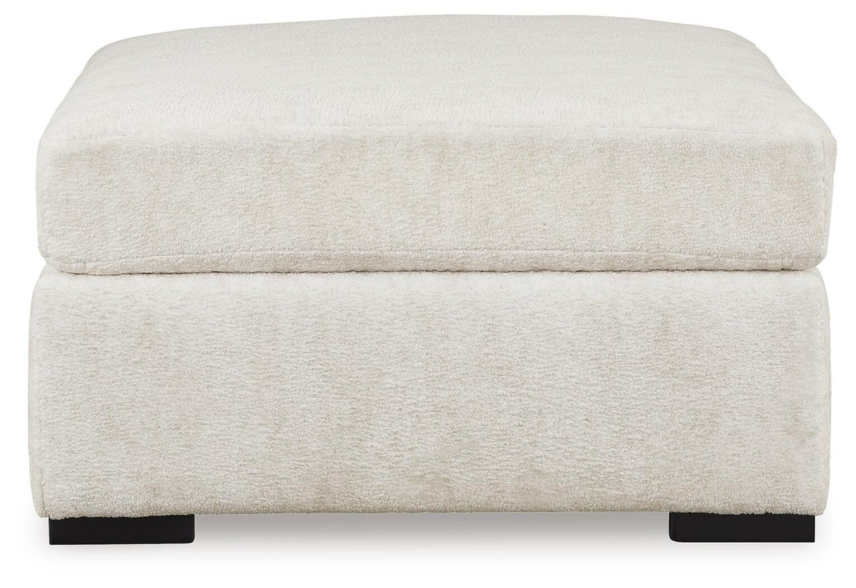 Chessington Cream 2-Piece Sectional and Ottoman from Ashley - Luna Furniture
