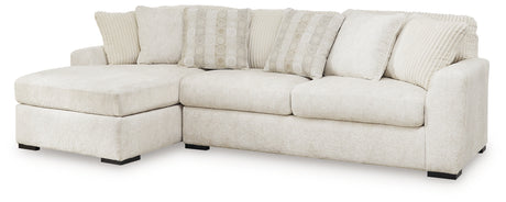 Chessington Ivory 2-Piece LAF Chaise Sectional from Ashley - Luna Furniture