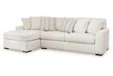 Chessington Ivory 2-Piece LAF Chaise Sectional from Ashley - Luna Furniture