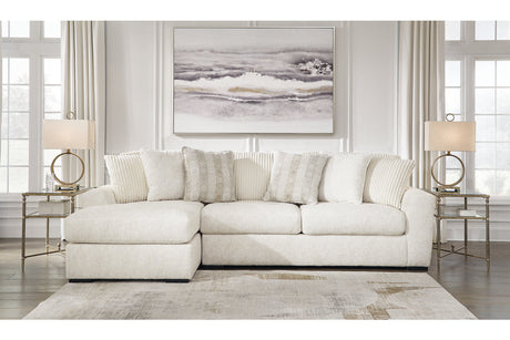 Chessington Ivory 2-Piece Sectional with Chaise - 61904S1 - Ashley - Luna Furniture