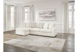 Chessington Ivory 2-Piece LAF Chaise Sectional