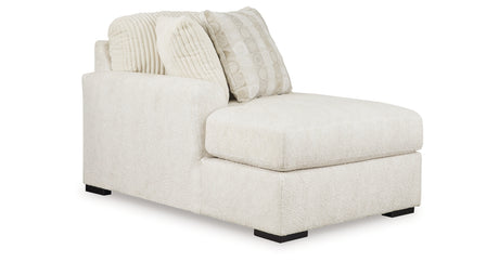 Chessington Ivory Left-Arm Facing Corner Chaise from Ashley Furniture - Luna Furniture