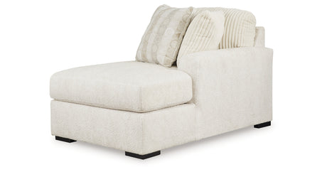 Chessington Ivory 4-Piece Sectional with Ottoman in Ivory from Ashley Furniture - Luna Furniture