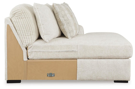 Chessington Cream 2-Piece Sectional and Ottoman from Ashley - Luna Furniture