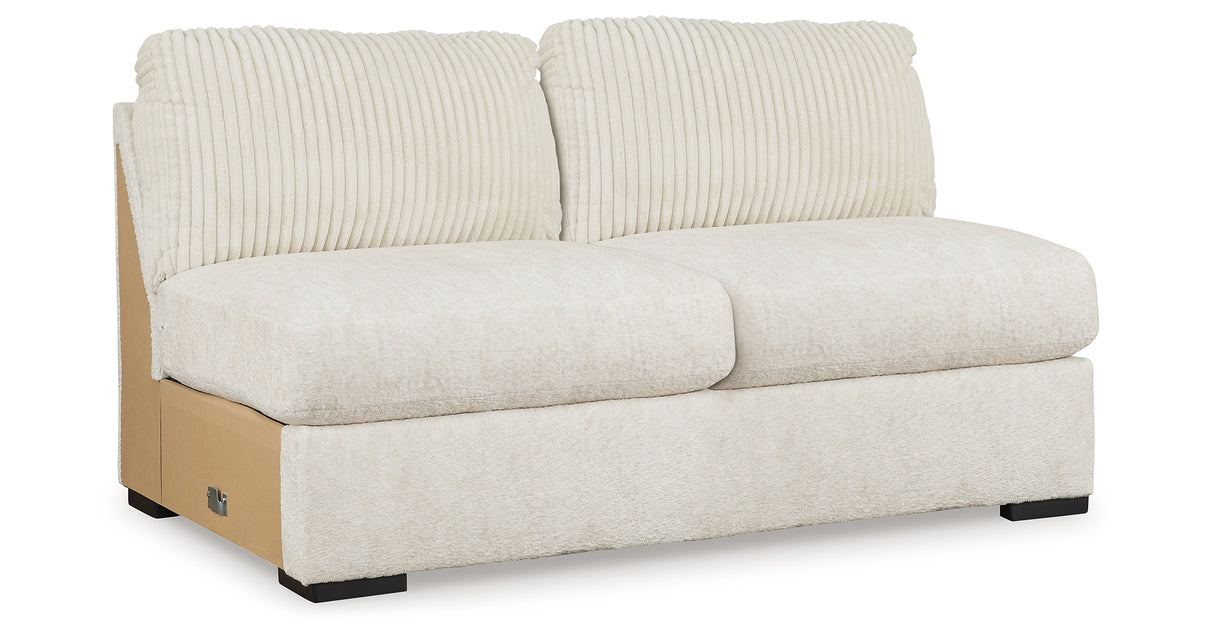 Chessington Ivory 4-Piece Sectional with Ottoman in Ivory from Ashley - Luna Furniture