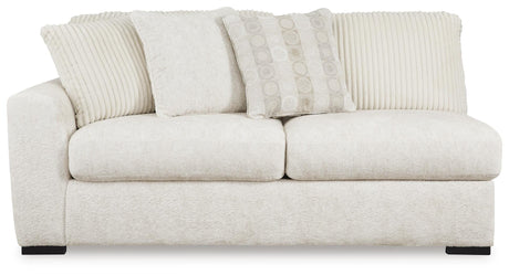 Chessington Ivory 3-Piece Sectional and Ottoman from Ashley - Luna Furniture