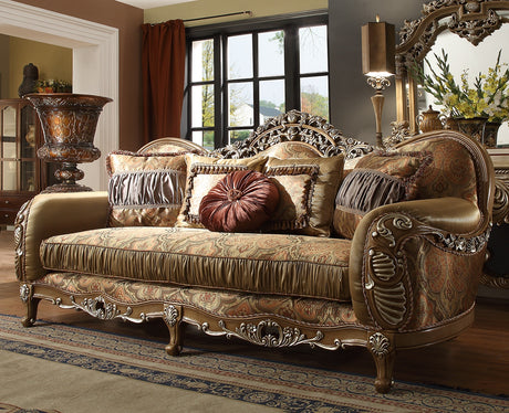 HD-622 Antique Brown 3-Piece Living Room Set from Homey Design - Luna Furniture