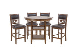 Savor Gray 5-Piece Dining Set from Homelegance - Luna Furniture
