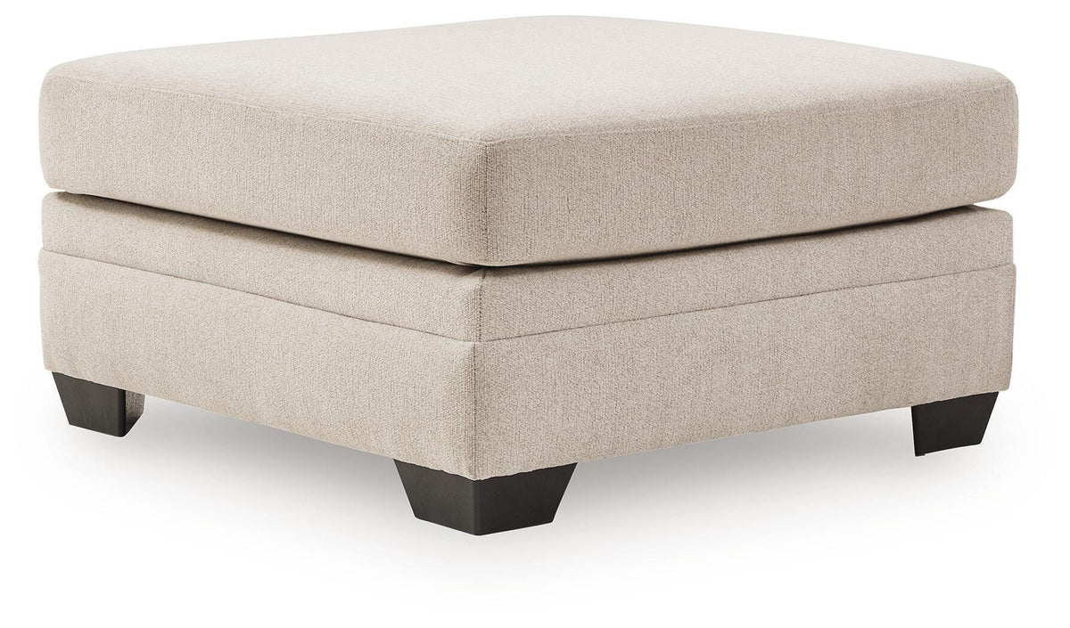 Mandi Point Marble Oversized Accent Ottoman from Ashley - Luna Furniture
