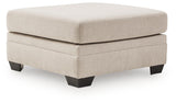 Mandi Point Marble Oversized Accent Ottoman from Ashley - Luna Furniture