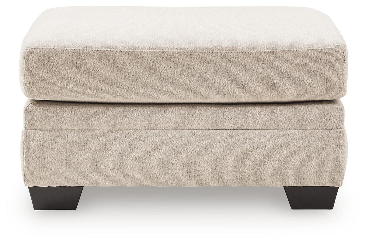 Mandi Point Marble Oversized Accent Ottoman from Ashley - Luna Furniture