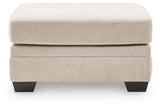 Mandi Point Marble Oversized Accent Ottoman from Ashley - Luna Furniture