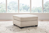 Mandi Point Marble Oversized Accent Ottoman from Ashley - Luna Furniture