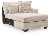 Mandi Point Marble Right-Arm Facing Corner Chaise from Ashley - Luna Furniture