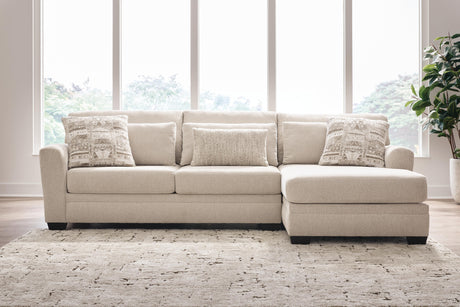 Mandi Point Marble 2-Piece Sectional Sofa Chaise from Ashley - Luna Furniture