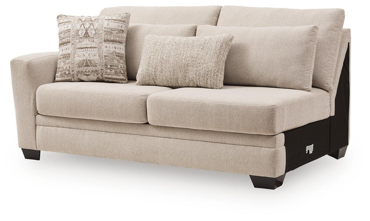 Mandi Point Marble Left-Arm Facing Loveseat from Ashley - Luna Furniture