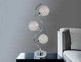 Dana 3- Piece Crystal Globe Table Lamp from Crown Mark - Luna Furniture