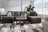 Castille Way Fossil 2-Piece LAF Sleeper Sectional with Chaise from Ashley Furniture - Luna Furniture