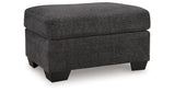 Loreo Ebony Ottoman from Ashley Furniture - Luna Furniture
