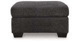 Loreo Ebony Ottoman from Ashley Furniture - Luna Furniture