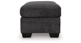 Loreo Ebony Ottoman from Ashley Furniture - Luna Furniture