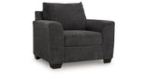 Loreo Ebony Chair from Ashley Furniture - Luna Furniture